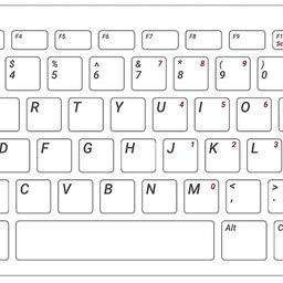 Official Raspberry Pi Keyboard White/Red image 2