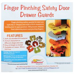 Cutez Door Guards Small Green And Yellow - 2 Pieces image 2