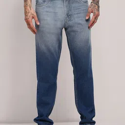 SHOWOFF Men Comfort Slim Fit Low-Rise Light Fade Ombre Jeans-image-87