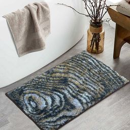 BIANCA Grey & Brown Patterned 1600 GSM Anti-Skid Bath Rugs-image-41
