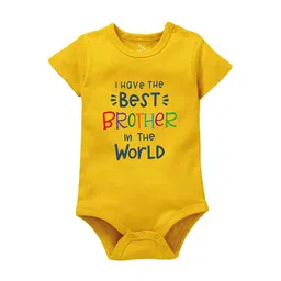 Zeezeezoo Infants I Have The Best Brother Printed Cotton Bodysuit-image-59