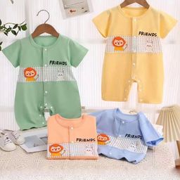 Bold N Elegant Infants Cartoon Printed Half Length Cotton Romper-image-65
