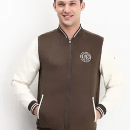 Allen Solly Men Colourblocked Bomber Jacket-picture-44