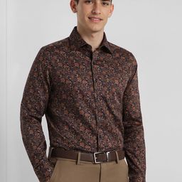 Allen Solly Sport Men Slim Fit Ethnic Motifs Printed Cotton Formal Shirt-image-37