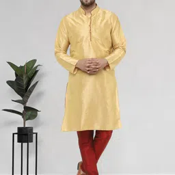 Moda Rapido Men Solid Kurta with Pyjama-13