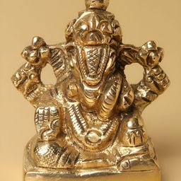 Exotic India Gold-Toned Religious Idol Showpiece-image-99