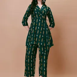 RUNAYA NX Printed Tunic With Trousers Co-Ords-image-17