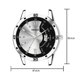 HMXT Men Printed Dial & Stainless Steel Straps Analogue Watch HMXT-1 image 5