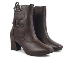 SHUZ TOUCH Women Mid Calf Block Heel Regular Boots-image-44