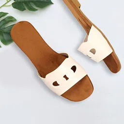 Ishransh Women Synthetic Open Toe Flats-image-94
