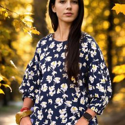 Bucciato Private Limited Floral Print Cotton Top-image-98