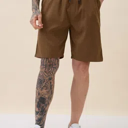 Status Quo Men Regular Fit Drawstring Shorts-image-85
