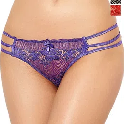 NIMRA FASHION Pack Of 3 Self Design Low-Rise Microfiber Thong Briefs-picture-26
