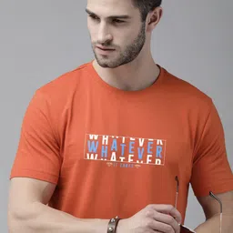 Huetrap Men Typography Printed Round Neck Pure Cotton T-shirt-picture-31