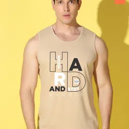 WOOSTRO Pack Of 2 PrintedCombo Cotton Innerwear Vests VWS26(HARD RUST)(BKLN ORANGE)-45