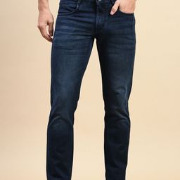 Classic Polo Men Slim Fit Low Distress Light Fade Jeans-image-41