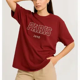 SZN Women Typography Printed T-shirt-picture-31
