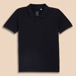 Allen Solly Junior Boys Solid Polo Collar Cotton T-shirt-picture-39