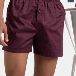 Jockey Men Printed Antimicrobial Technology Shorts-image-84