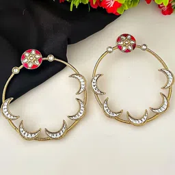 Zeviel Contemporary Hoop Earrings-picture-21