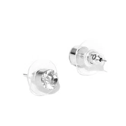 fabula Men Set of 2 Cubic Zirconia Studded Round & Square Shaped Studs image 2