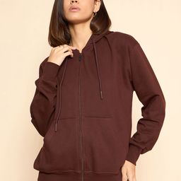 COLOR CAPITAL Women Solid Hooded Oversized Cotton Sweatshirt-image-62