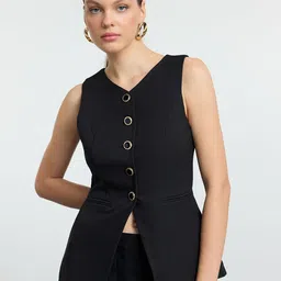Trendyol V-Neck Waistcoat-picture-22