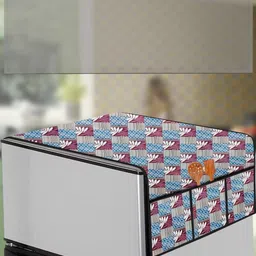 The Furnishing Tree Grey Plastic Refrigerator Cover-picture-12