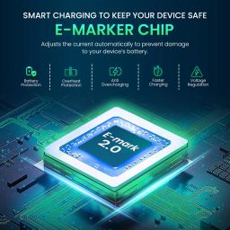 portronics Konnect X - 1M,Type C To Type C 240W image 5