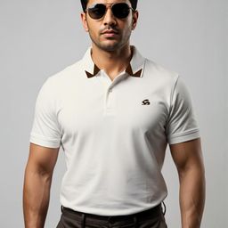 ADRO Men Off White Cotton Tshirts-picture-22