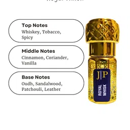 Jeval Set Of 2 Royal Whisk & Ambrosia Alcohol Free Attar - 3 ml Each image 2