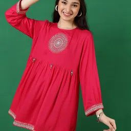 Miss & Chief Embroidered Top-image-32