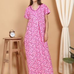 Sweet Dreams Printed Maxi Nightdress-image-92