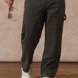 WROGN Men Loose Fit Trousers-image-69