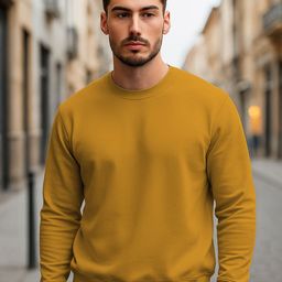 NOBERO Men Regular Solid Sweatshirt-picture-42
