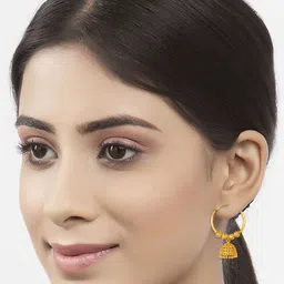 Heer Collection Contemporary Jhumkas Earrings-64