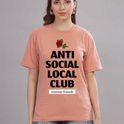 FALTU.CO Women Printed Drop-Shoulder Sleeves Pure Cotton T-shirt-image-94
