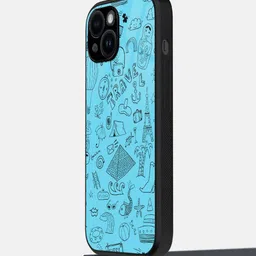 macmerise Geometric Printed iPhone 14 Back Case Mobile Accessories-image-56