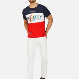 ALARM Men Typography Printed Pockets T-shirt-30