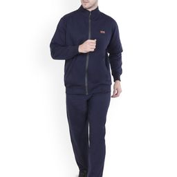 HAUTEMODA Men Mock Collar Tracksuit-image-90