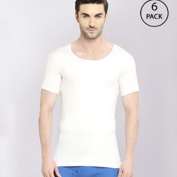 VIP Pack Of 6 Pure Cotton Undershirt Innerwear Vests-picture-45