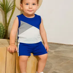 BAESD Unisex Kids Printed T-shirt with Shorts-image-82