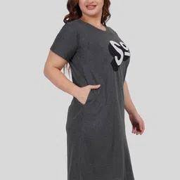 Fabme Printed Nightdress image 2