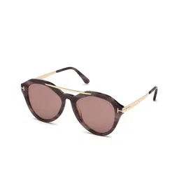 Tom Ford Women Aviator Sunglasses with UV Protected Lens FT0576 54 55Z-image-80