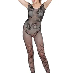 GuSo Shopee Women Black Net Baby Dolls-image-77