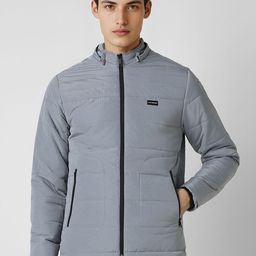 Van Heusen Sport Men Solid Padded Pure Cotton Jacket-picture-21