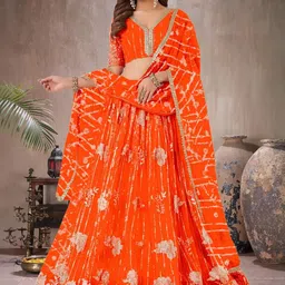 F Plus Fashion Multi Net Lehenga Choli image 2