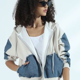 SHOWOFF Women Windcheater and Water Resistant Bomber Jacket-image-6
