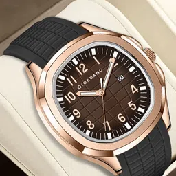 GIORDANO Men Patterned Dial & Bracelet Style Straps Analogue Watch GZ-50118-05-image-64