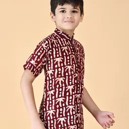 NFC CREATION Boys Printed Kurta image 5